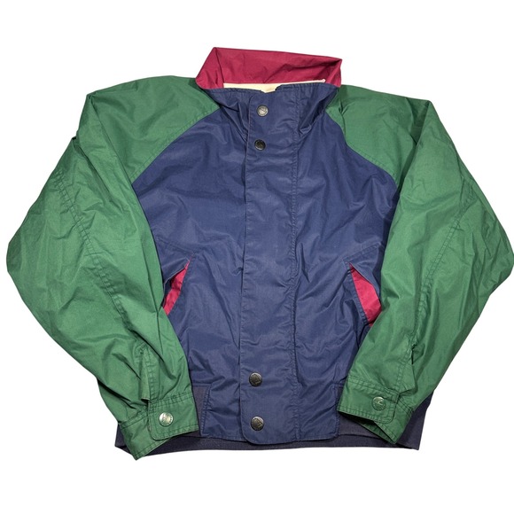 Oceanside Other - Vintage Oceanside US-55 Sailing Jacket Colorblock Windbreaker Navy Green Large